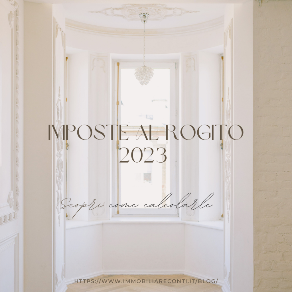 come calcolare le imposte a rogito